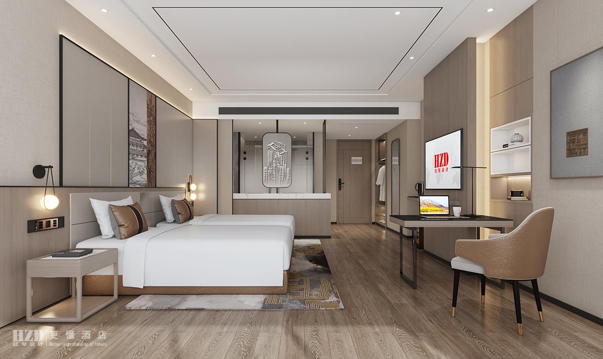 国产一区二区三区AV水蜜桃双床房设计